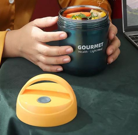 Copo de sopa térmica do forro de aço inoxidável